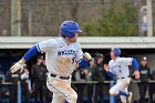 Baseball vs Nichols  Wheaton College Baseball vs Nichols College. - Photo By: KEITH NORDSTROM : Wheaton, baseball